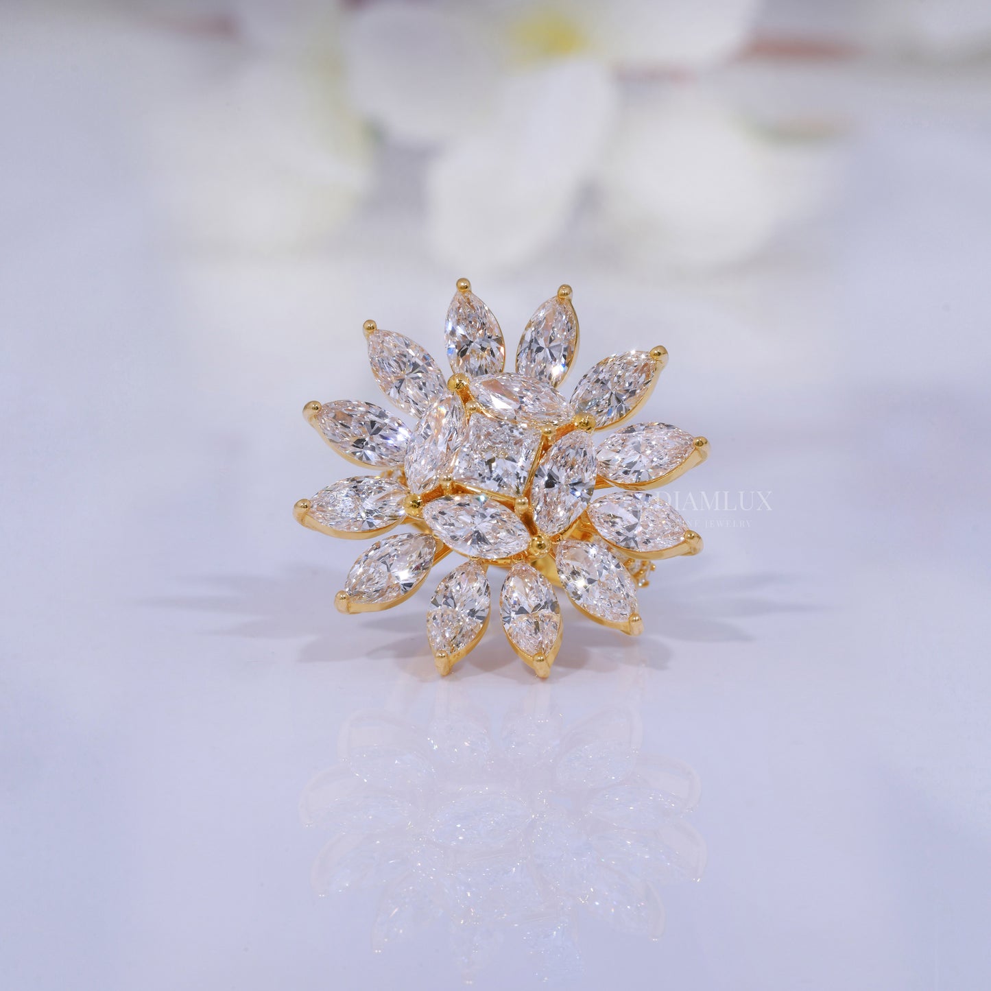 10kt Gold Lab Diamond Ring Diamlux Fine Jewelry