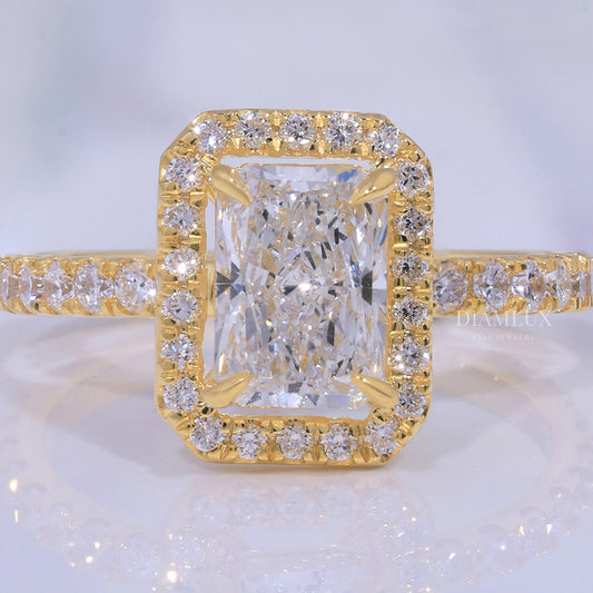 10kt Gold Lab Diamond Ring Diamlux Fine Jewelry