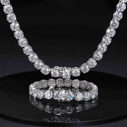 Tennis Chain With Moissanite Diamond Diamlux