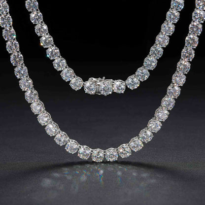 Tennis Chain With Moissanite Diamond Diamlux
