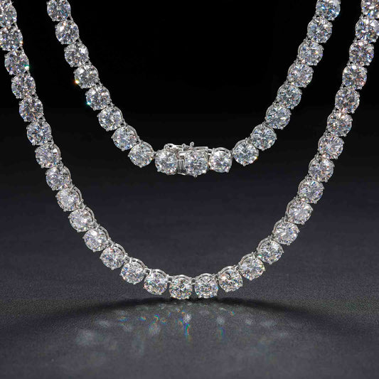 Tennis Chain With Moissanite Diamond Diamlux