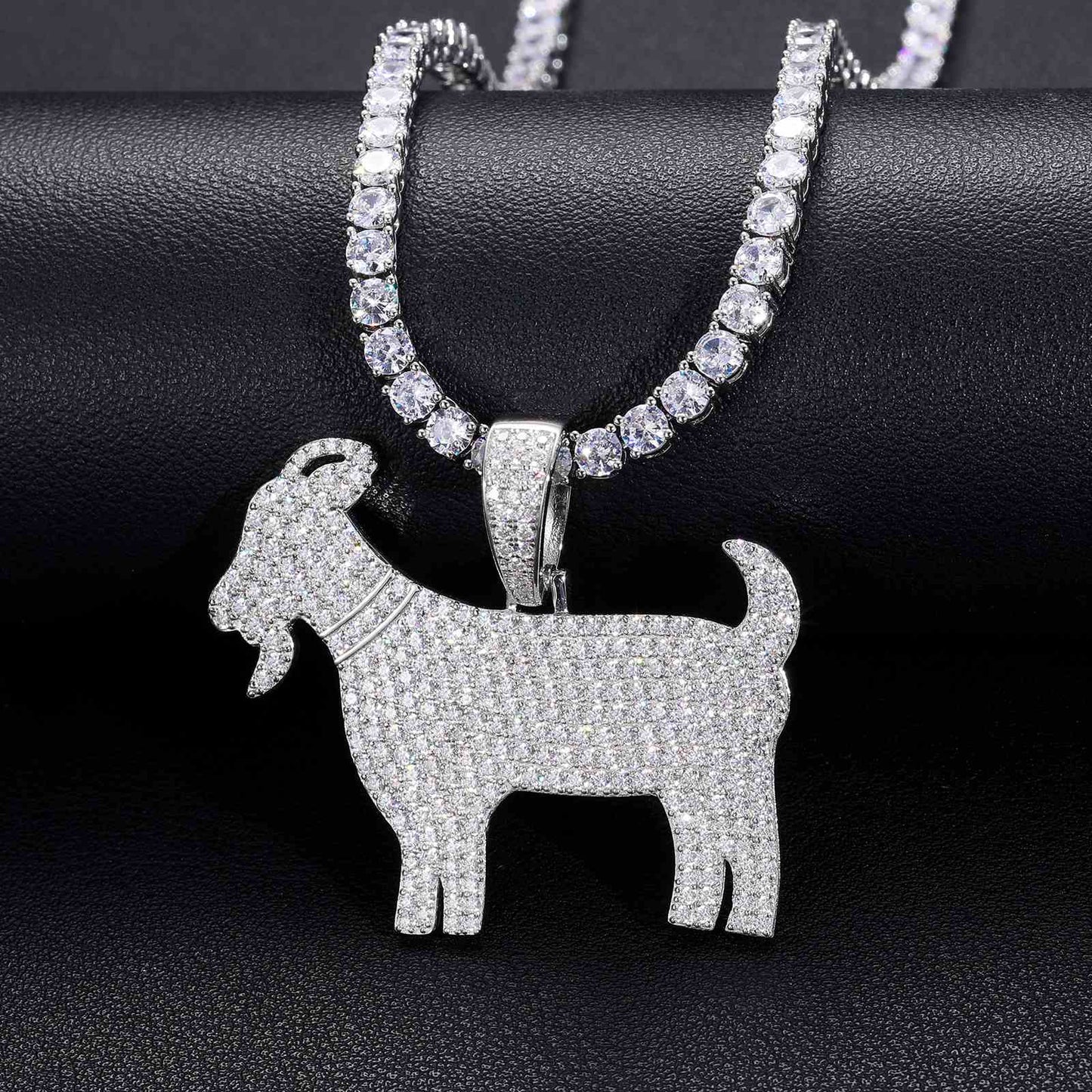  Diamlux Goat Charm Pendant