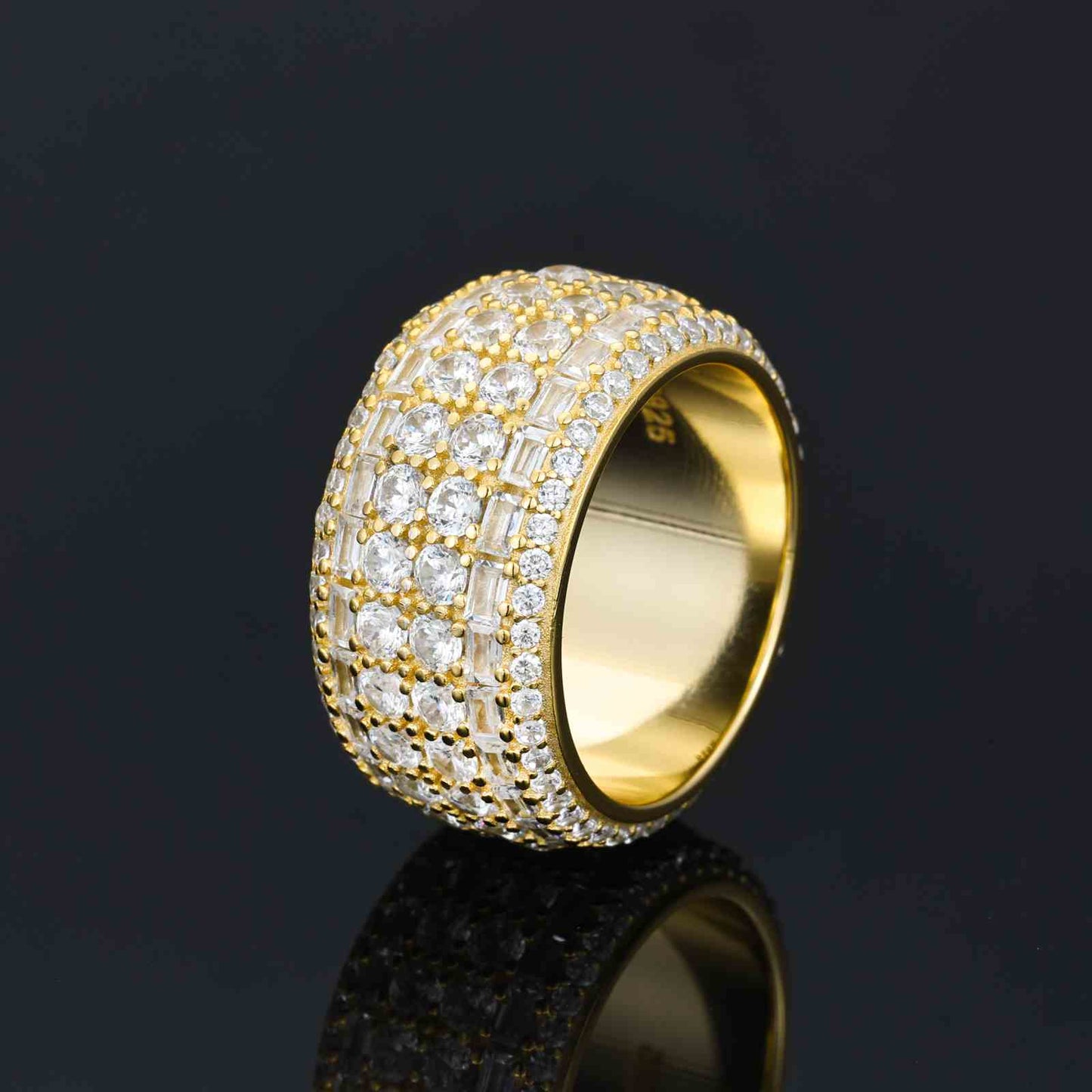 Diamlux Fully iced out Rings