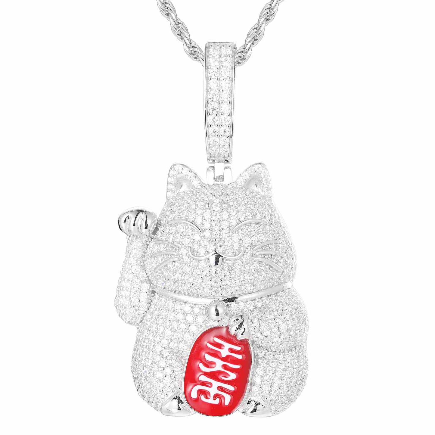  Diamlux Cat Charm  Pendant