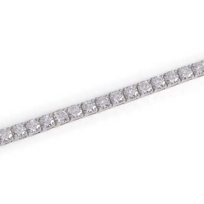 White Gold  Round Diamond Tennis Bracelet-DX-BC-0100 S Diamlux