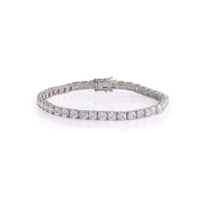 White Gold Diamond Tennis Bracelet-DX-BC-0101 S Diamlux