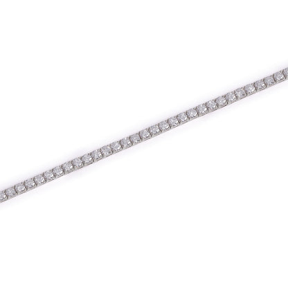 White Gold Diamond Tennis Bracelet-DX-BC-0101 S Diamlux