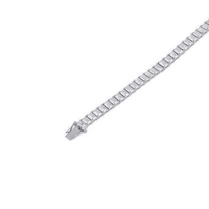 Emerald Cut Tennis Bracelet – Statement Elegance-DX-BC-0117 Diamlux