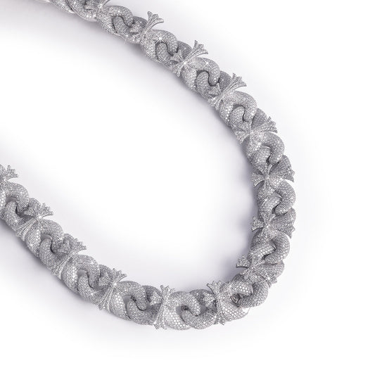 Premium Iced Crown Link Cuban Chain Diamlux