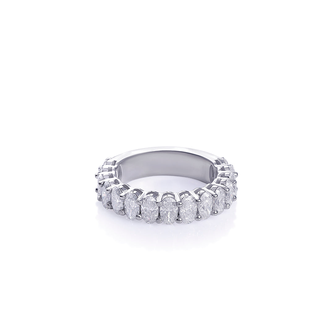 Moissanite Diamond Engagement Ring (Oval Shape) Diamlux