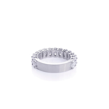 Moissanite Diamond Engagement Ring (Oval Shape) Diamlux