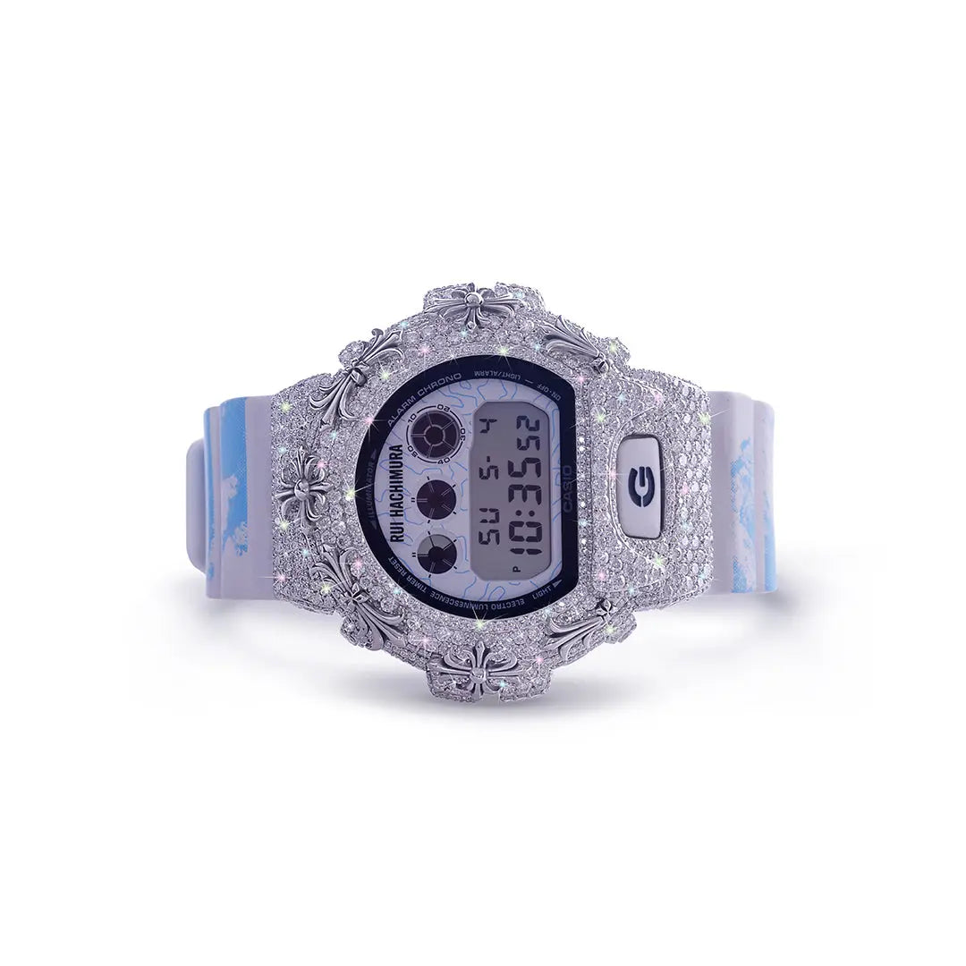 G-Shock DX-GS-0110 – Desert Camo with Handcrafted Diamond Detailing Diamlux