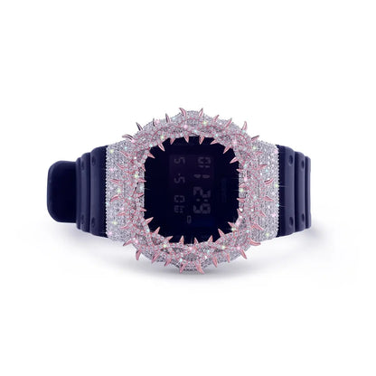 Handmade G-Shock with Full Diamond Embellishment Diamlux