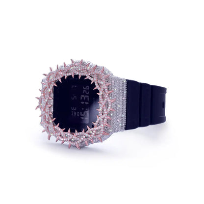 Handmade G-Shock with Full Diamond Embellishment Diamlux
