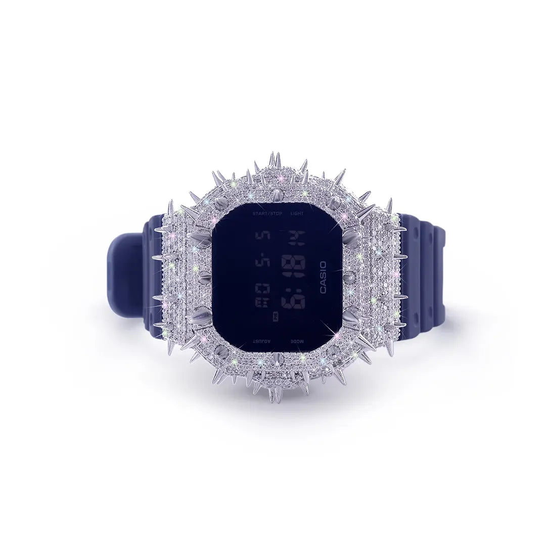 Elite Diamond G-Shock Custom Timepiece Diamlux