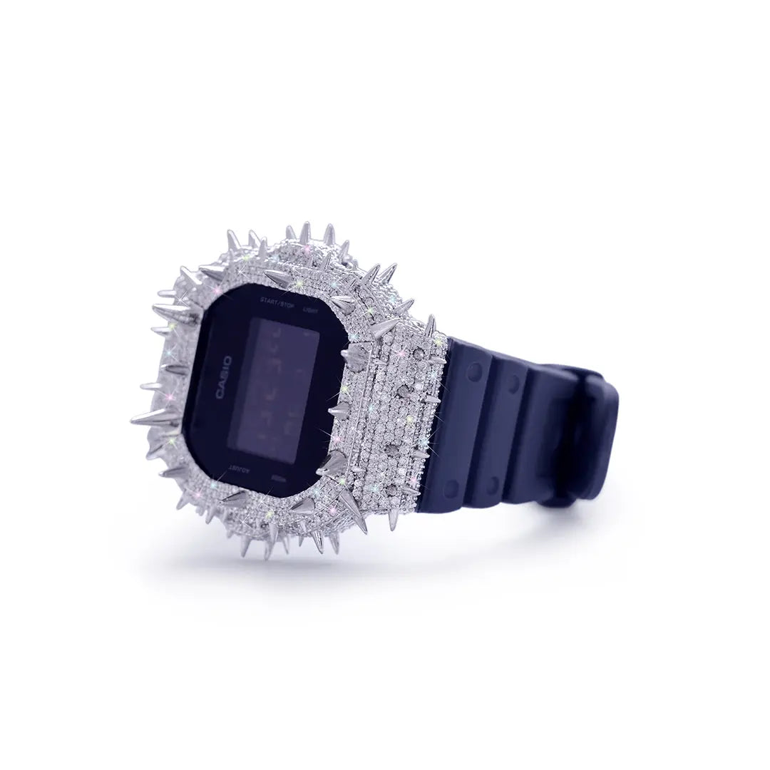 Elite Diamond G-Shock Custom Timepiece Diamlux