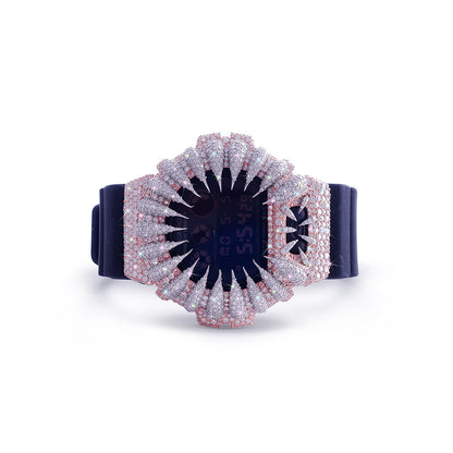 Rose Gold Claw Set G-Shock – Deep Navy Strap Diamlux