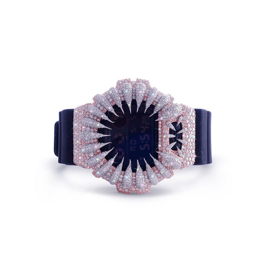 Rose Gold Claw Set G-Shock – Deep Navy Strap Diamlux