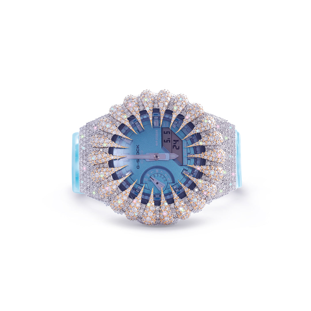 Sky Blue Diamond G-Shock – Luxury Ice Edition Diamlux