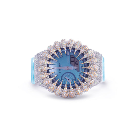 Sky Blue Diamond G-Shock – Luxury Ice Edition Diamlux