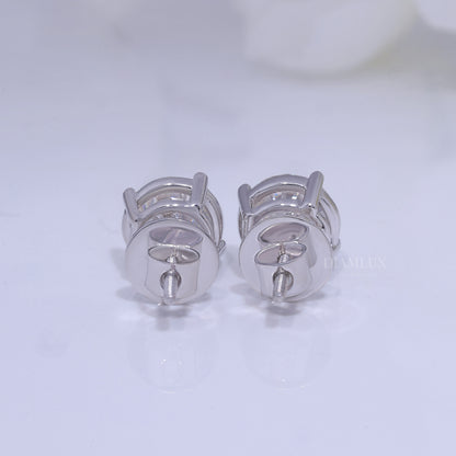925 silver with moissanite diamond earring foe wedding and special occasions Diamlux Fine Jewelry