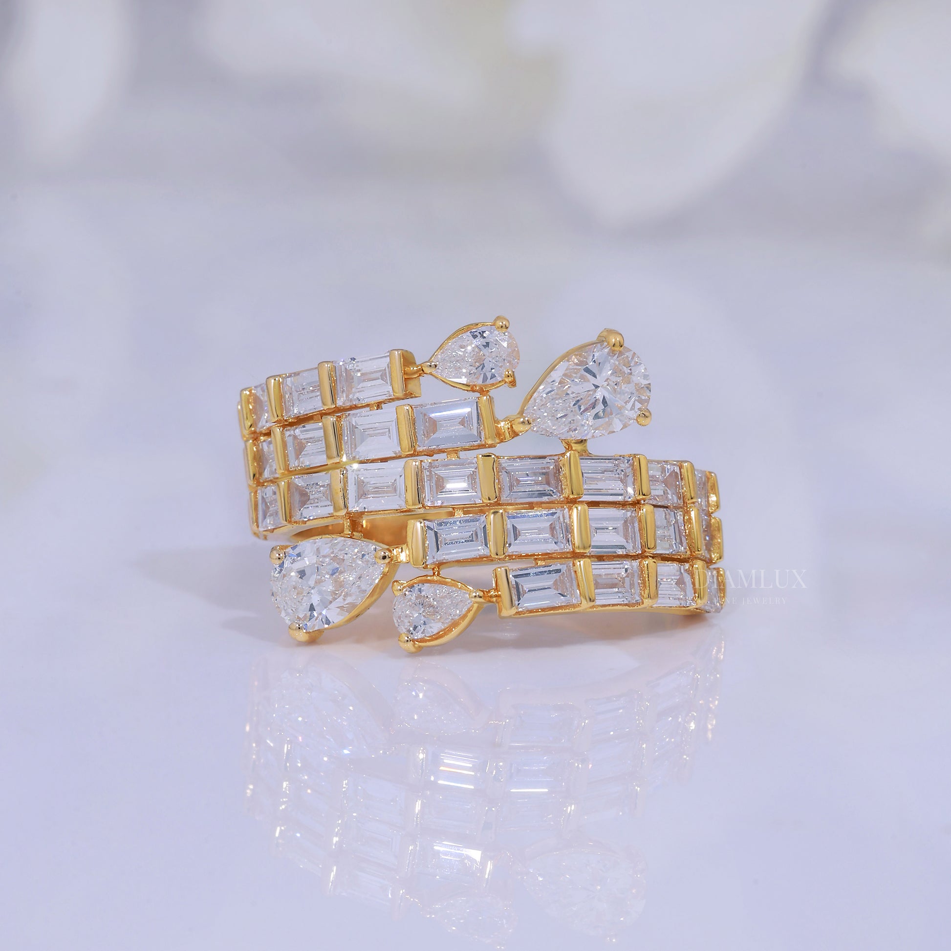 10kt Gold Lab Diamond Ring Diamlux Fine Jewelry