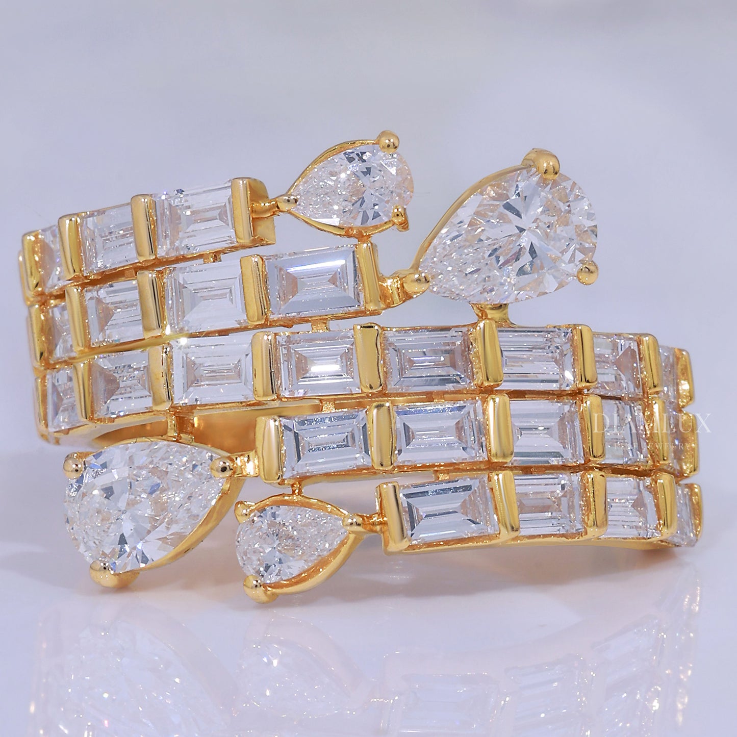 10kt Gold Lab Diamond Ring Diamlux Fine Jewelry