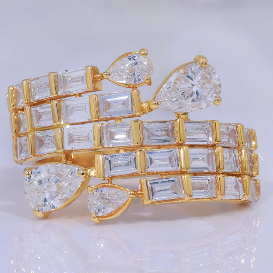 10kt Gold Lab Diamond Ring Diamlux Fine Jewelry
