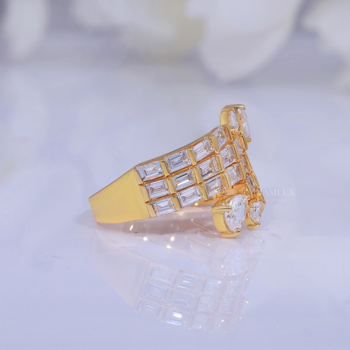 10kt Gold Lab Diamond Ring Diamlux Fine Jewelry