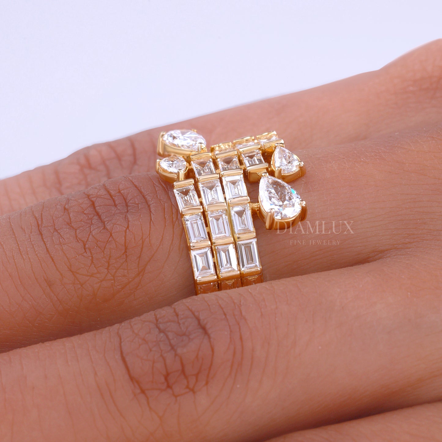 10kt Gold Lab Diamond Ring Diamlux Fine Jewelry