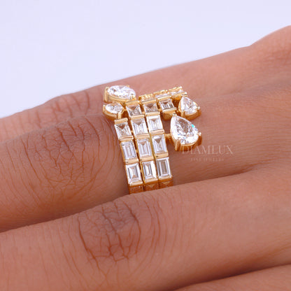 10kt Gold Lab Diamond Ring Diamlux Fine Jewelry