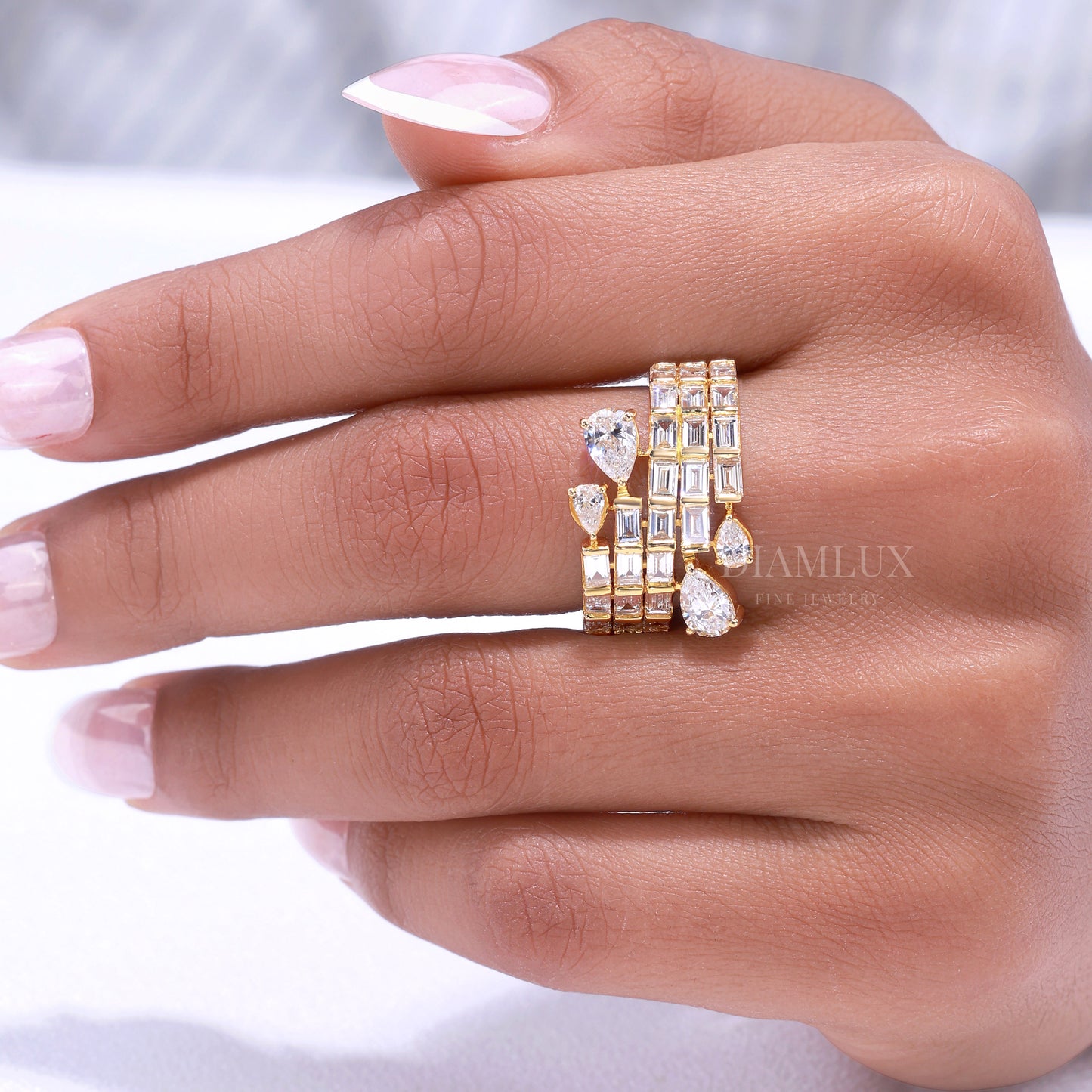 10kt Gold Lab Diamond Ring Diamlux Fine Jewelry