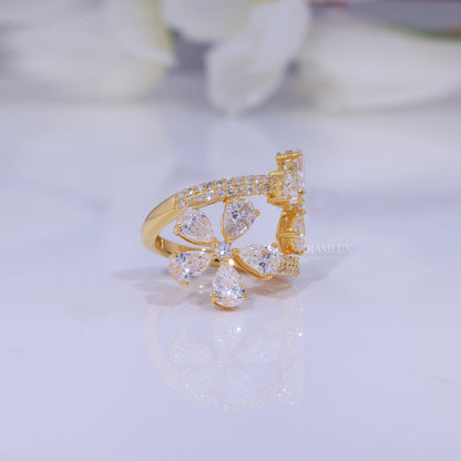 10kt Gold Lab Diamond Ring Diamlux Fine Jewelry