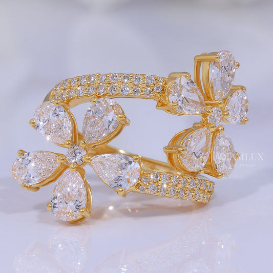 10kt Gold Lab Diamond Ring Diamlux Fine Jewelry