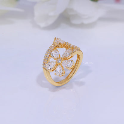 10kt Gold Lab Diamond Ring Diamlux Fine Jewelry