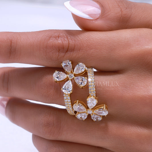 10kt Gold Lab Diamond Ring Diamlux Fine Jewelry