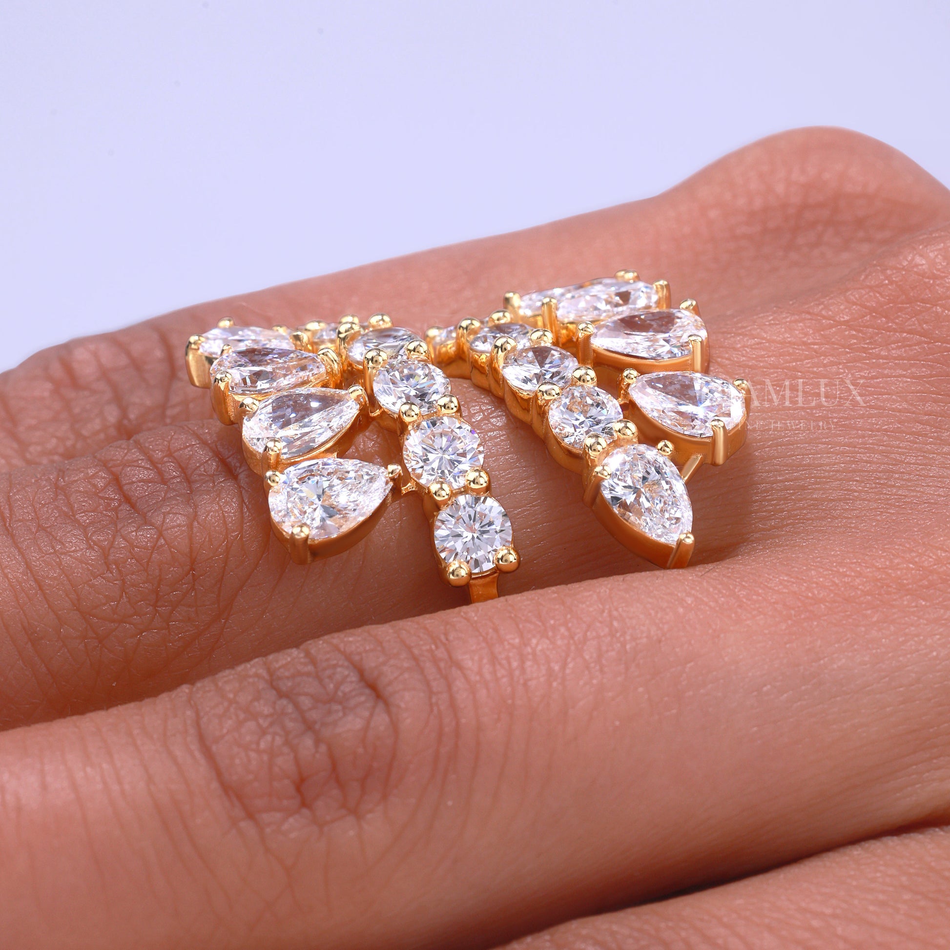 10kt Gold Lab Diamond Ring Diamlux Fine Jewelry