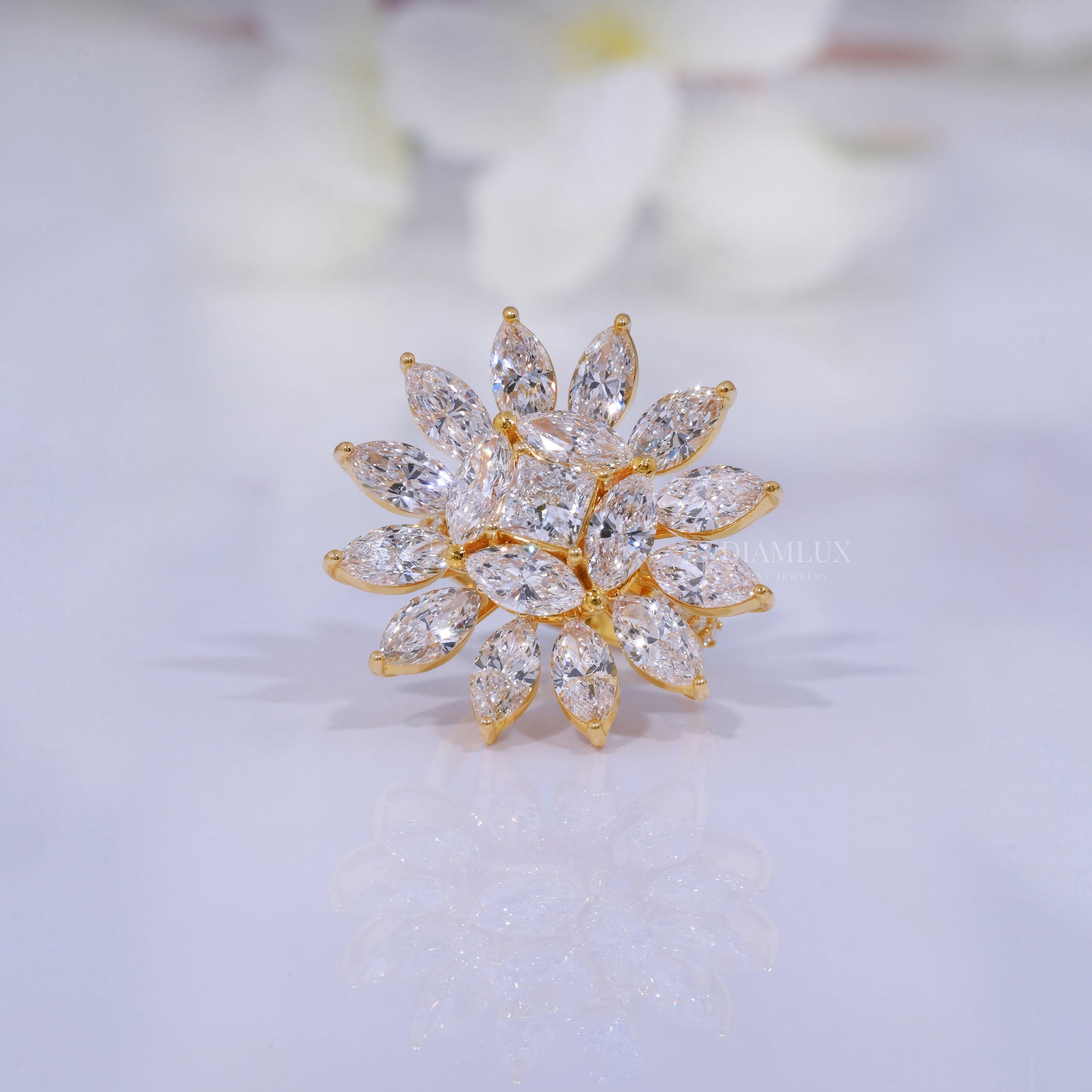 10kt Gold Lab Diamond Ring Diamlux Fine Jewelry