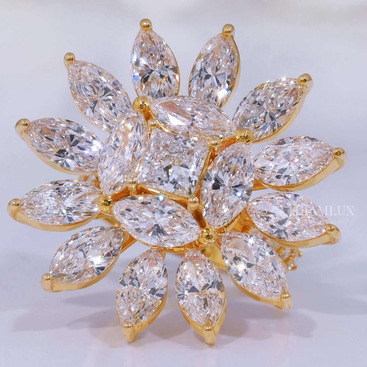 10kt Gold Lab Diamond Ring Diamlux Fine Jewelry