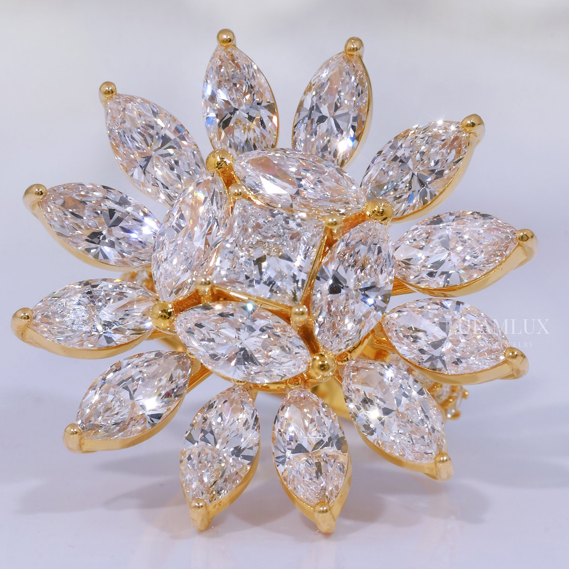 10kt Gold Lab Diamond Ring Diamlux Fine Jewelry