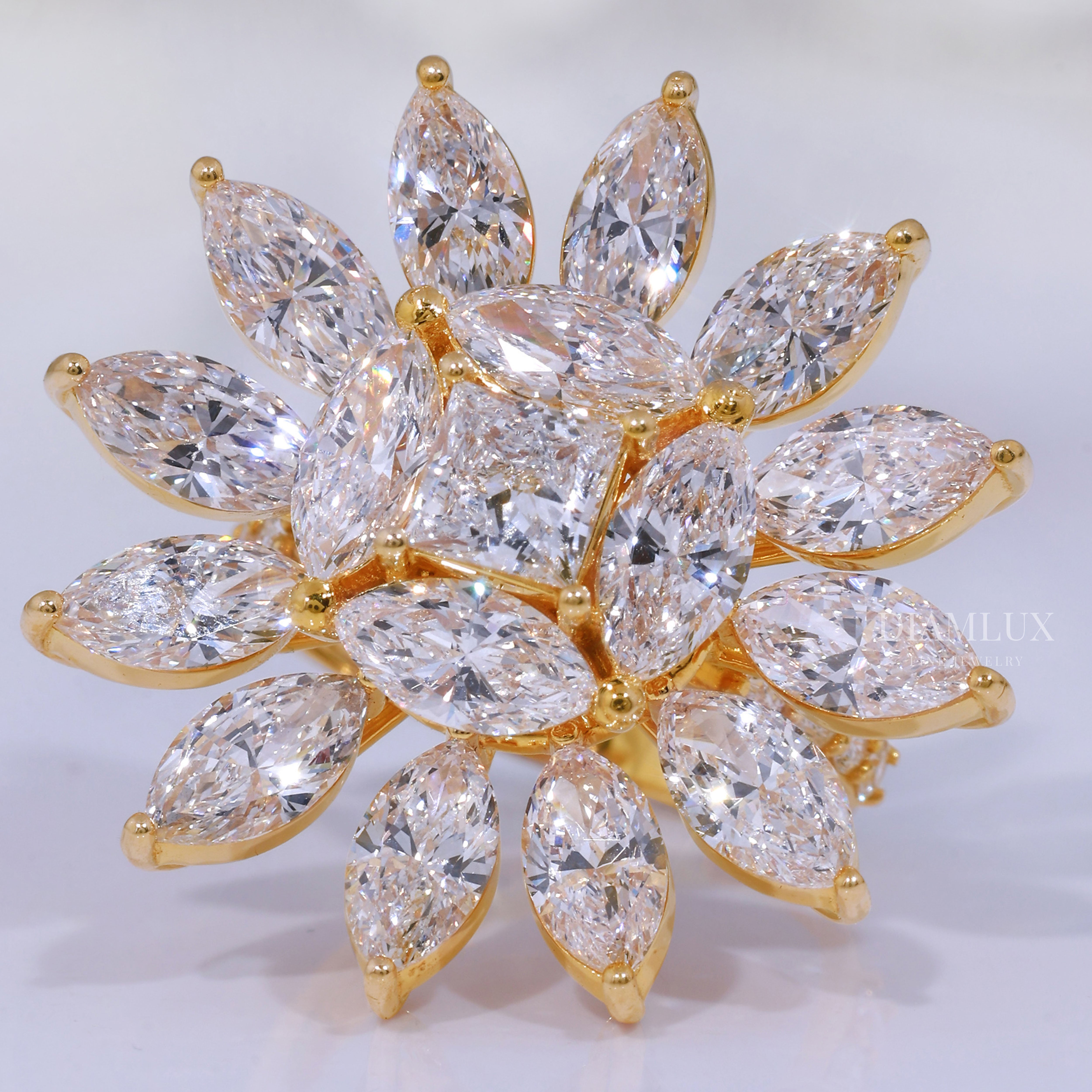 10kt Gold Lab Diamond Ring Diamlux Fine Jewelry
