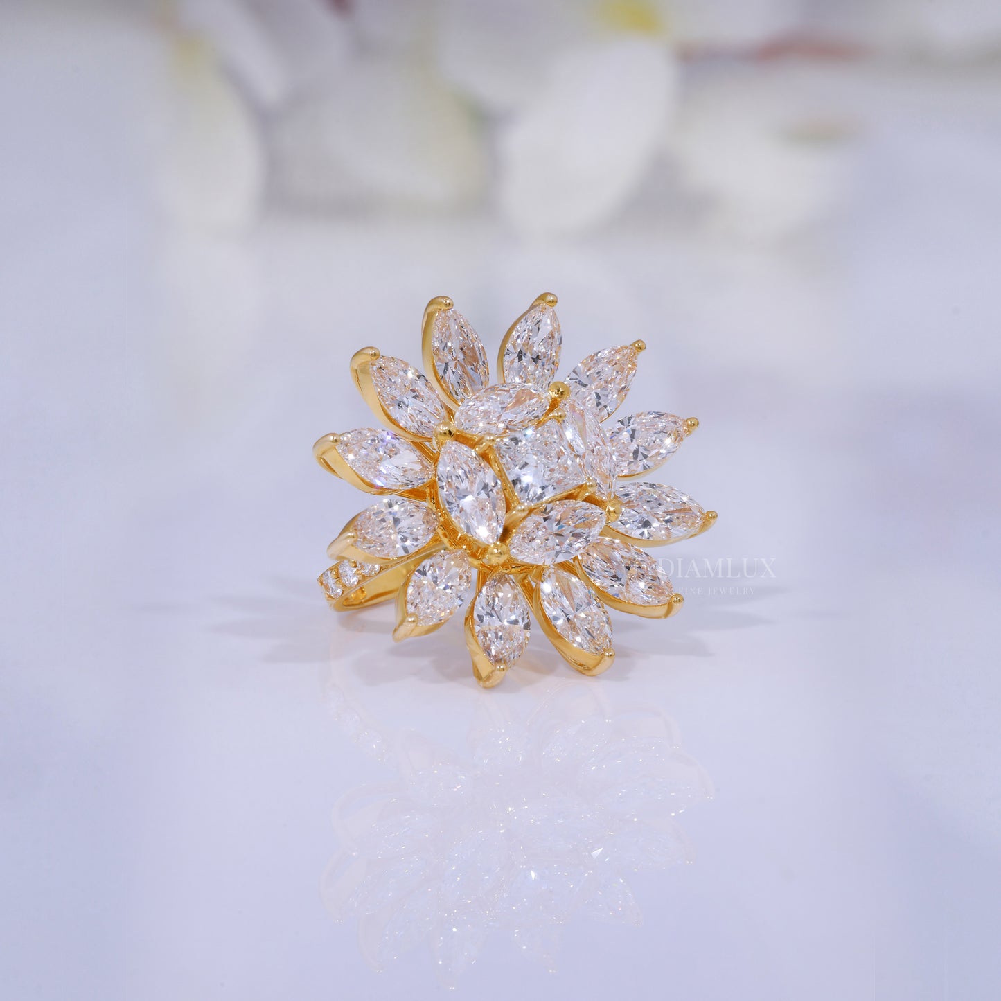 10kt Gold Lab Diamond Ring Diamlux Fine Jewelry