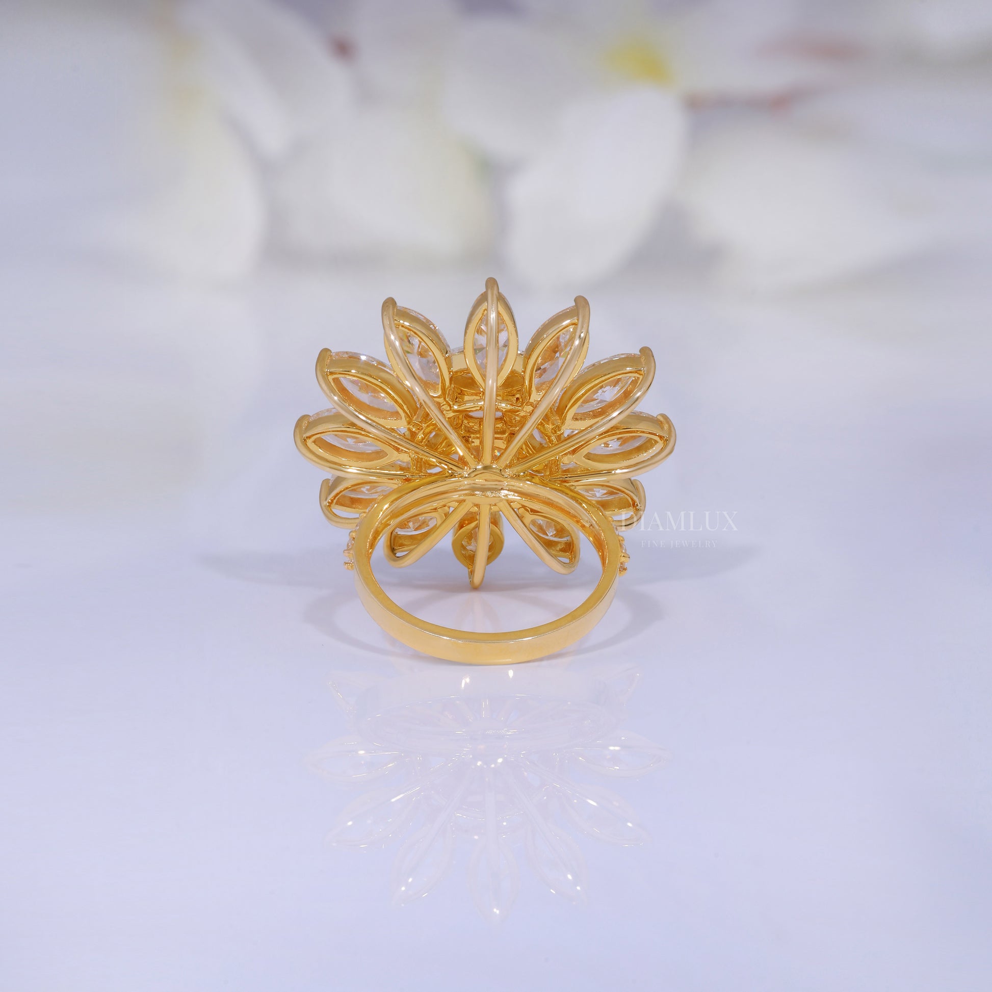 10kt Gold Lab Diamond Ring Diamlux Fine Jewelry