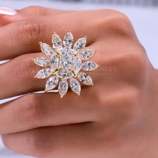 10kt Gold Lab Diamond Ring Diamlux Fine Jewelry