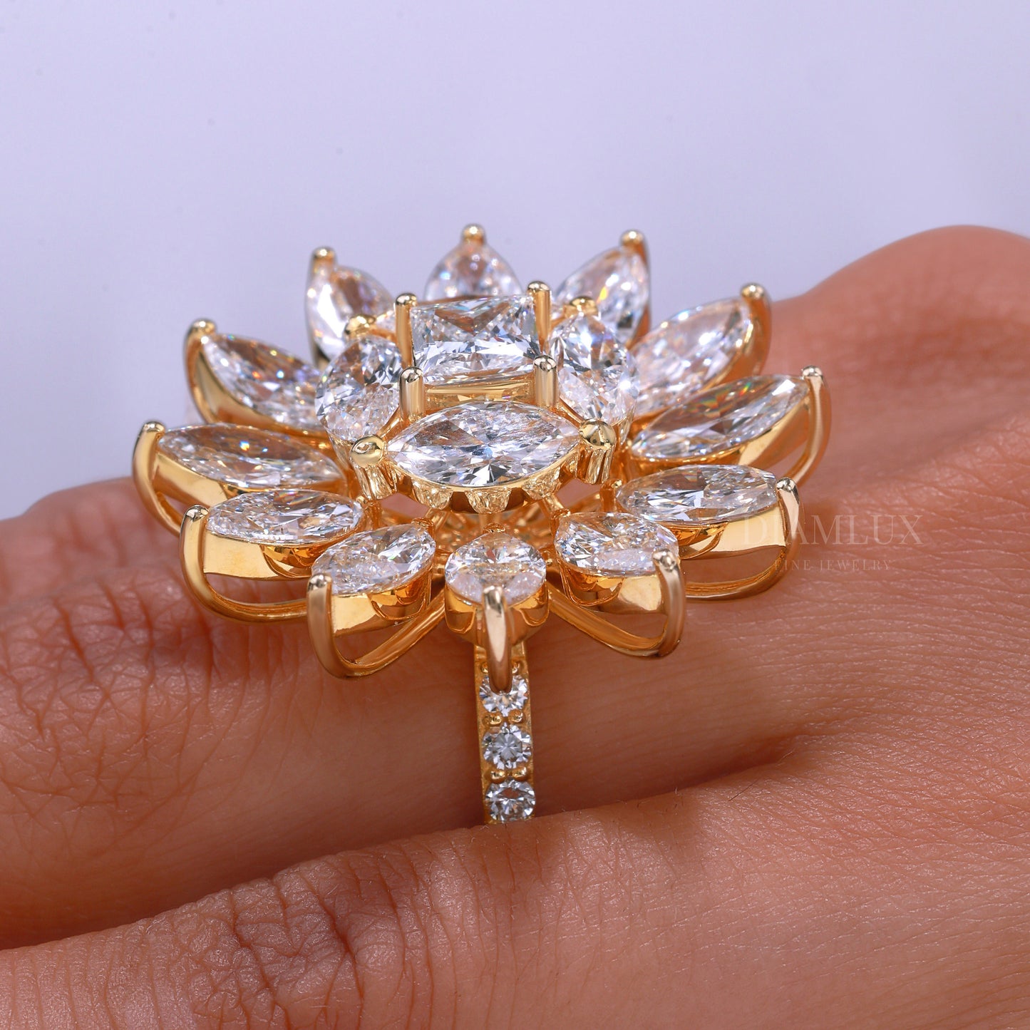 10kt Gold Lab Diamond Ring Diamlux Fine Jewelry
