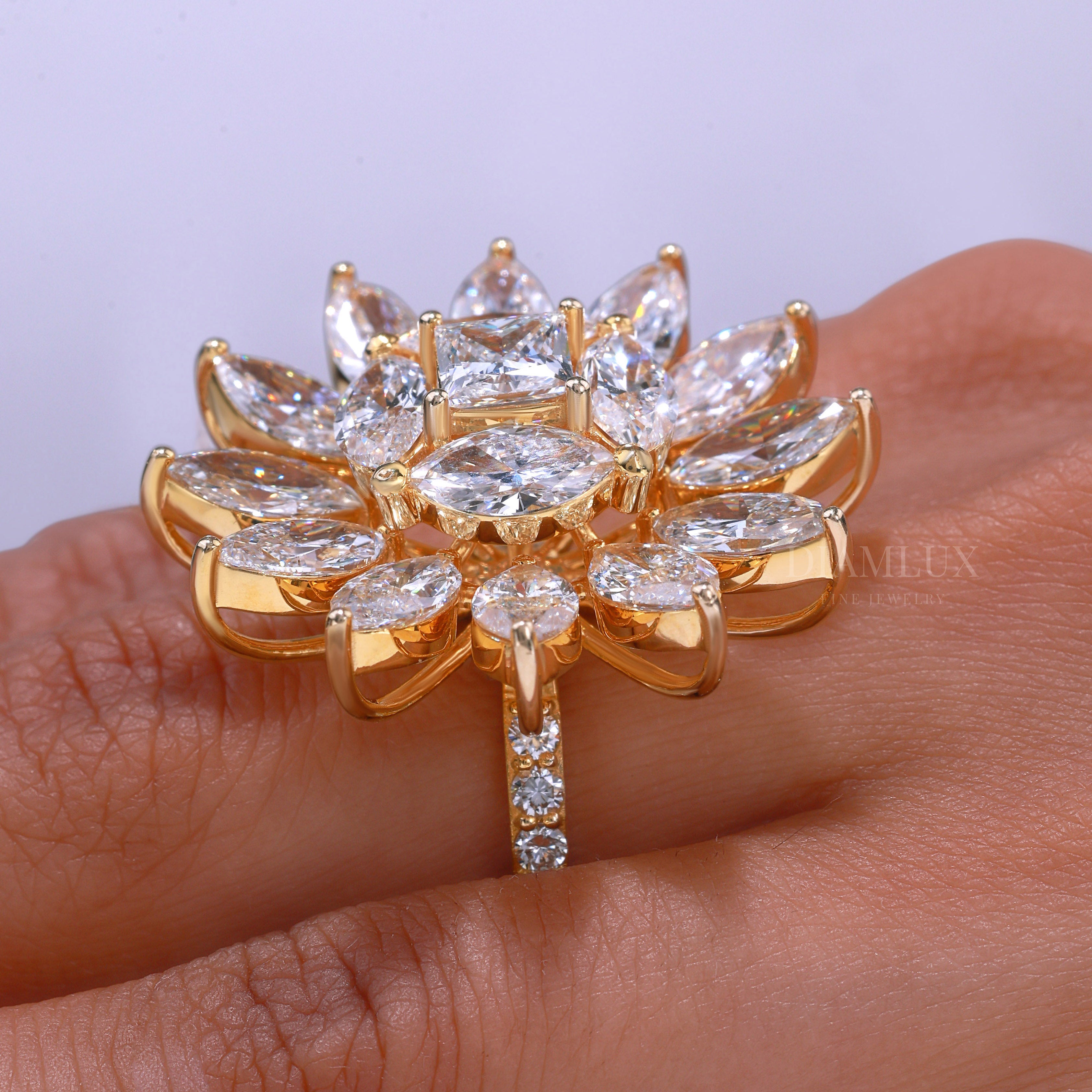 10kt Gold Lab Diamond Ring Diamlux Fine Jewelry