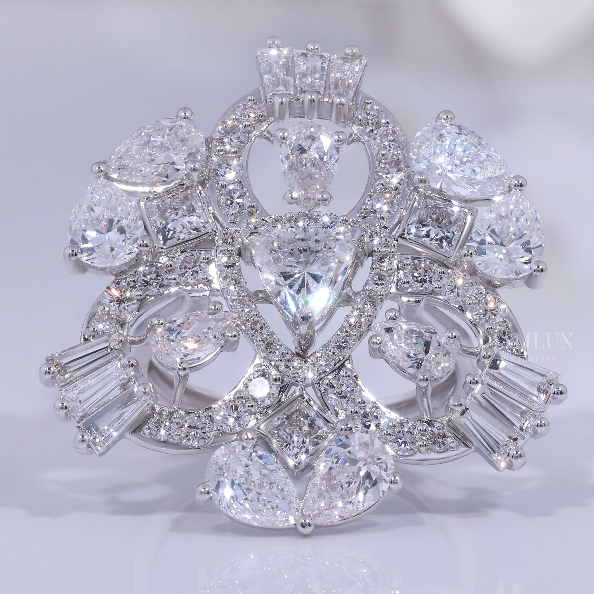 10kt Gold Lab Diamond Ring Diamlux Fine Jewelry