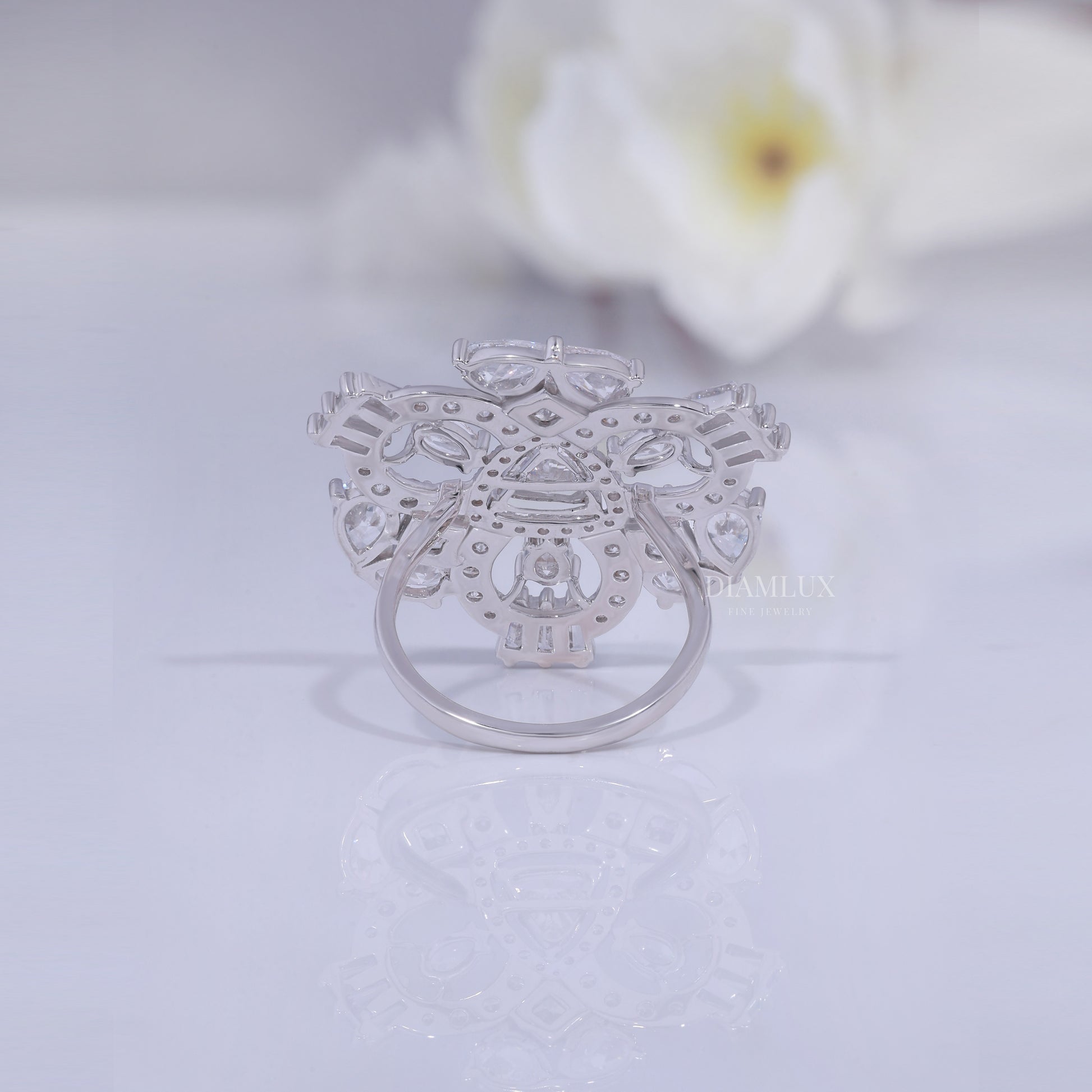 10kt Gold Lab Diamond Ring Diamlux Fine Jewelry