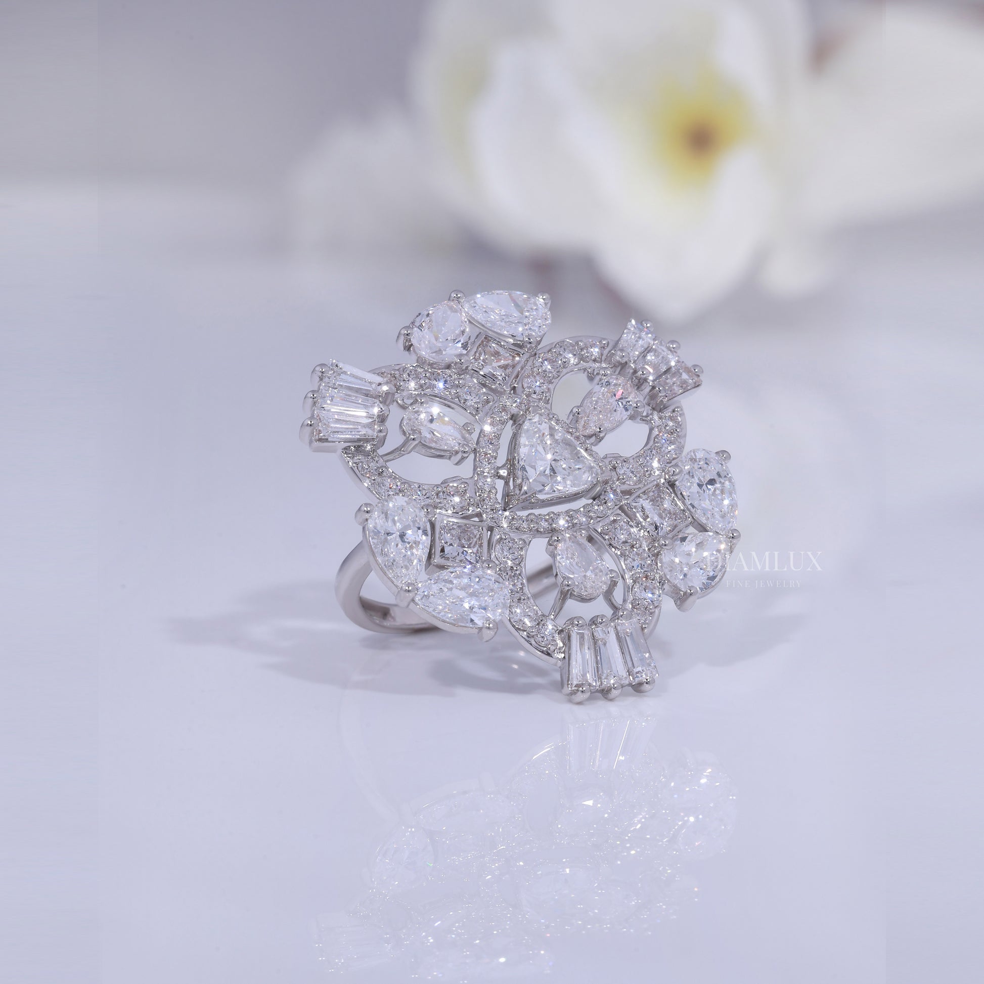 10kt Gold Lab Diamond Ring Diamlux Fine Jewelry