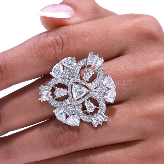 10kt Gold Lab Diamond Ring Diamlux Fine Jewelry